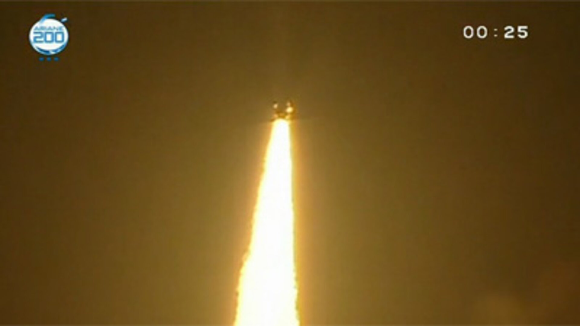 Ariane 5 in volo con a bordo l'ATV