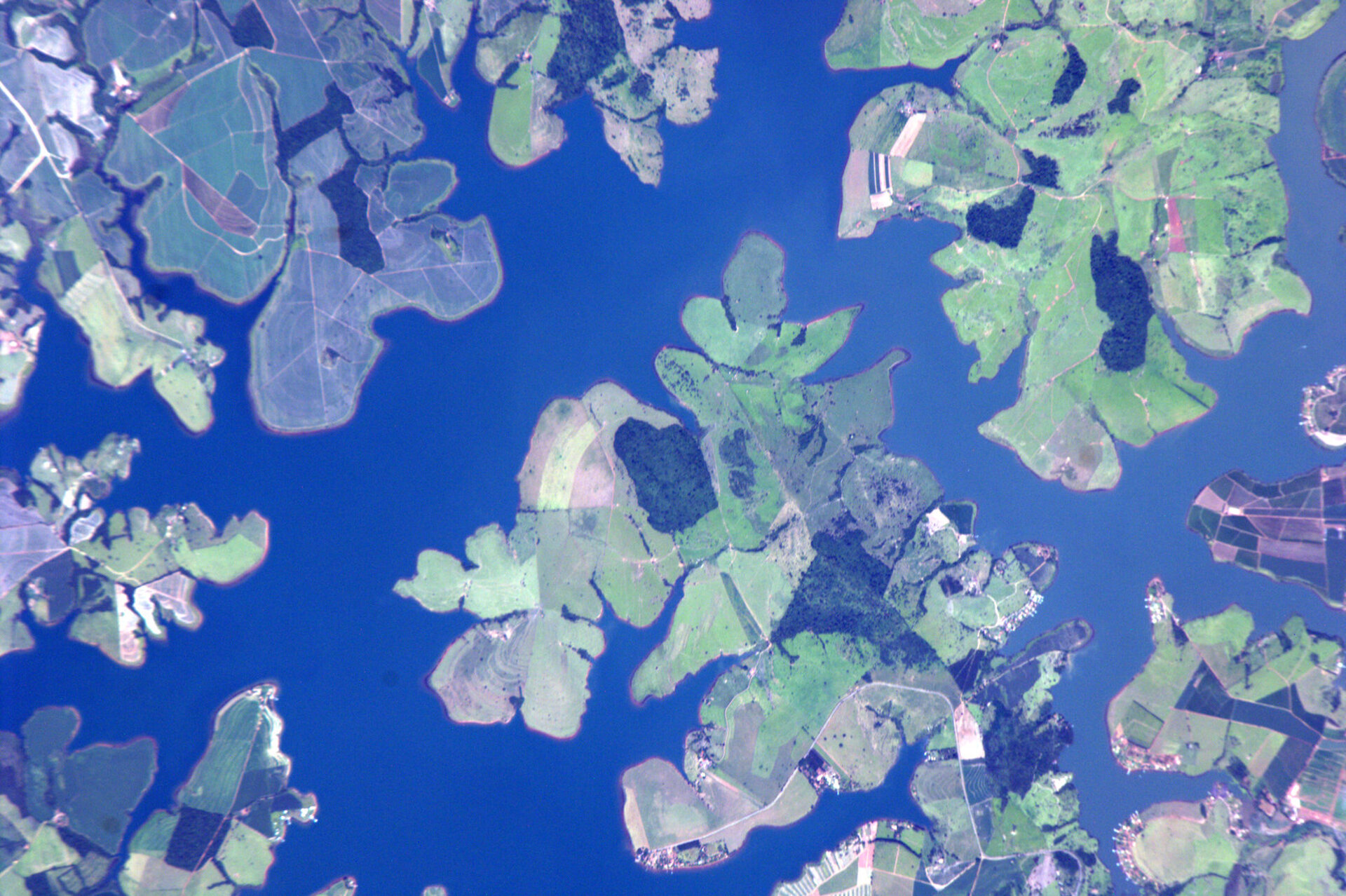 Scene over Tietê River, Brazil