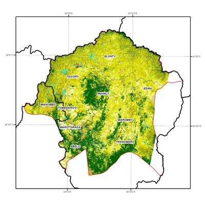 Land cover change  (1996-2010)