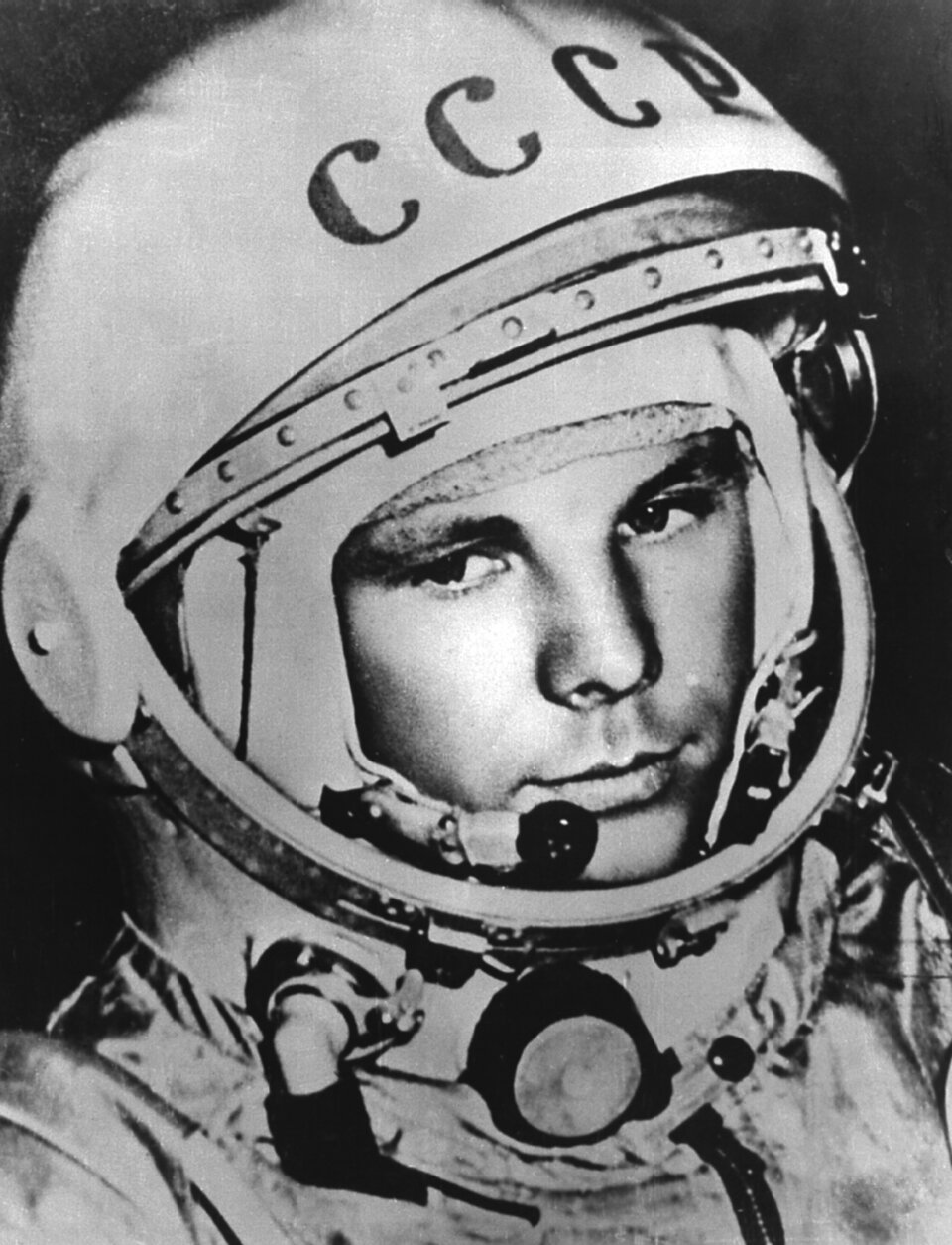 The iconic image of the first space explorer