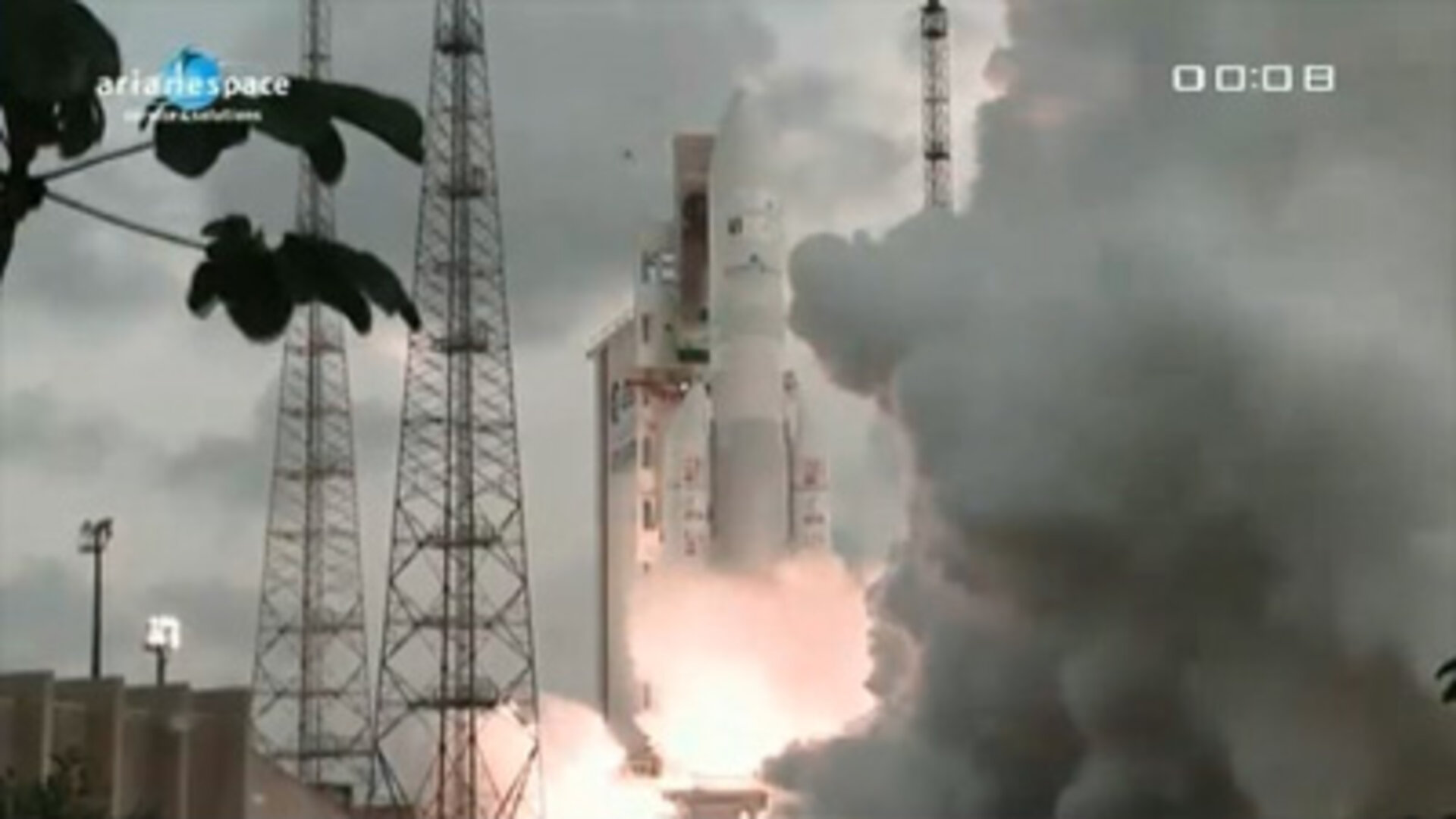 Ariane 5 ECA flight VA201 liftoff