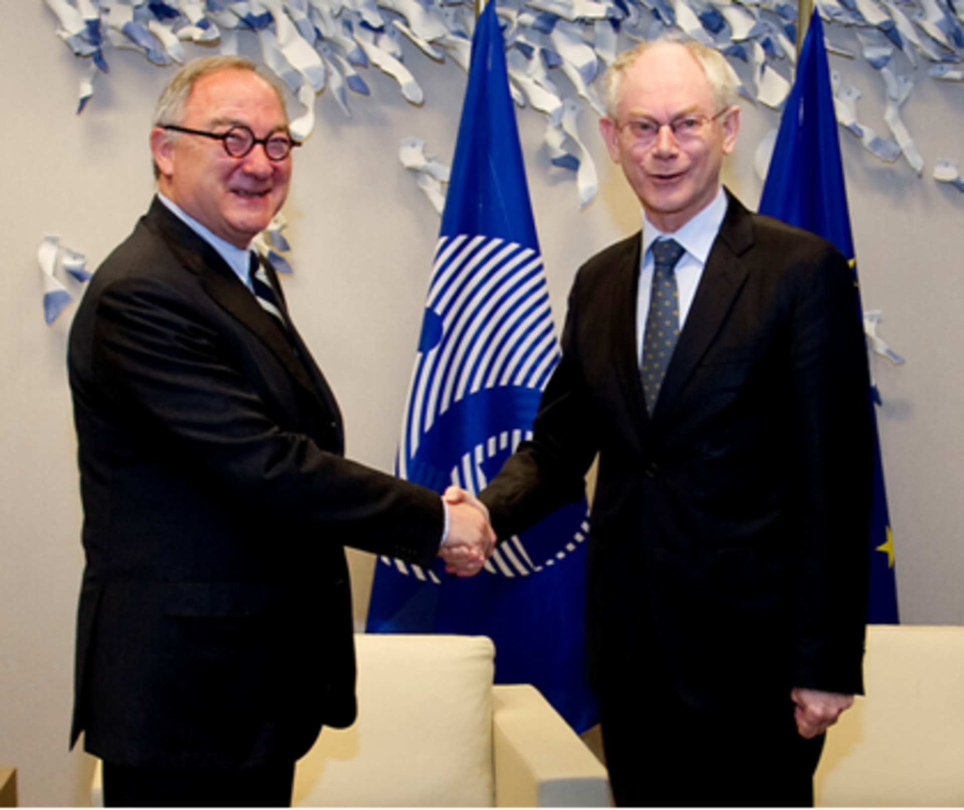 Jean-Jacques Dordain and Herman van Rompuy