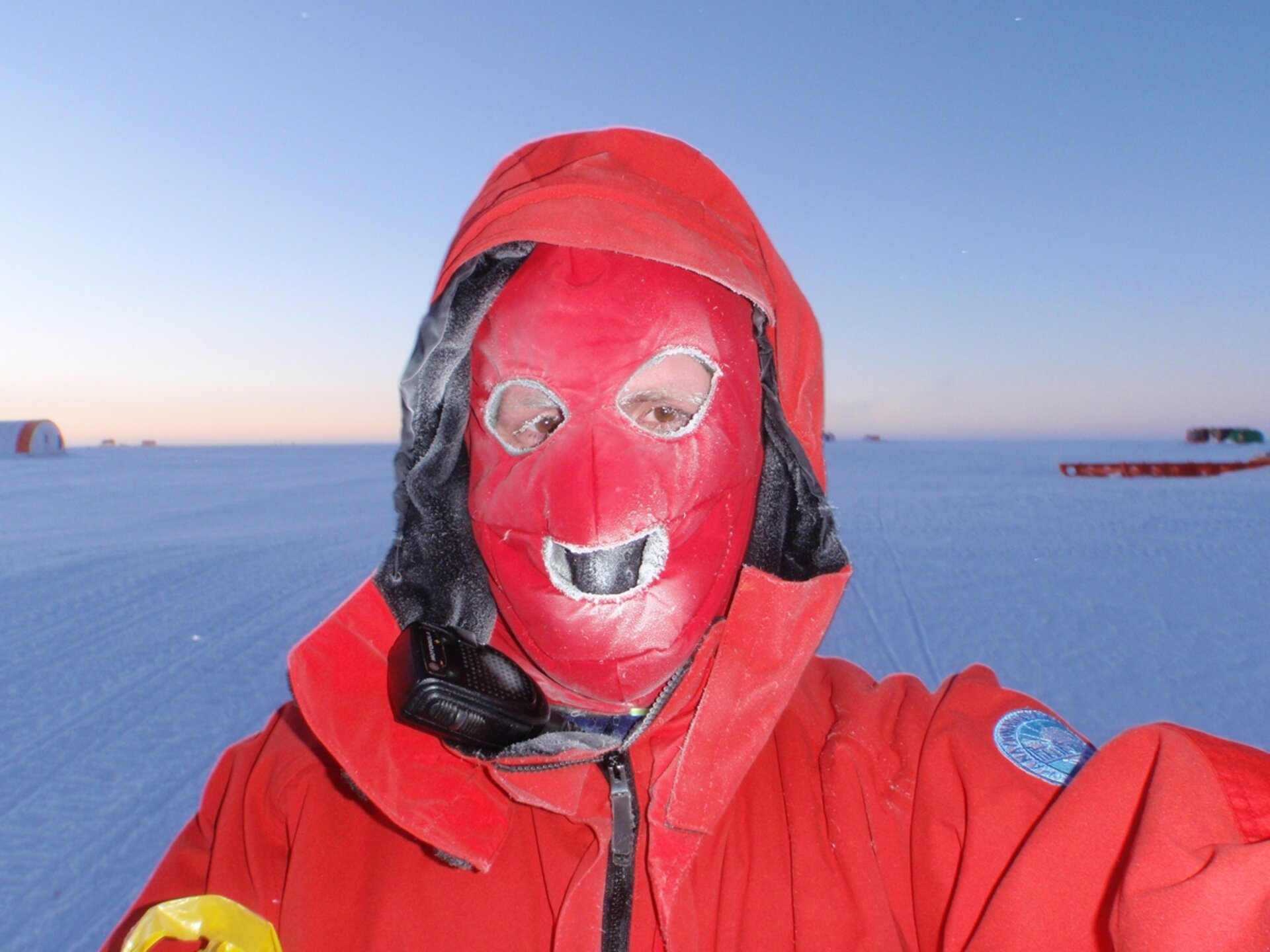 Self portrait by Ales Rybka, ESA's research MD at Concordia in 2010