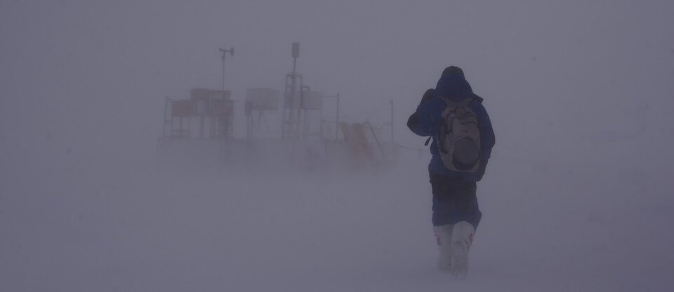 Walking outside at Concordia