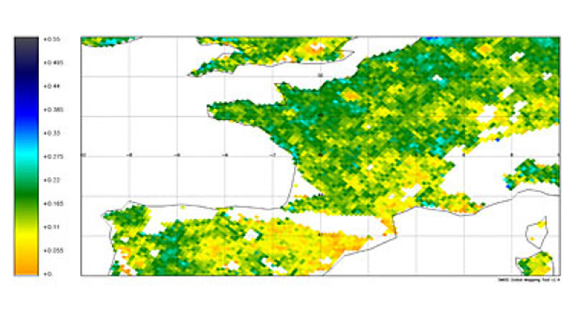 Comparación de la humedad del suelo en 2010 y 2011