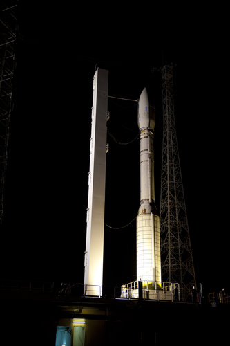 Vega on launch pad