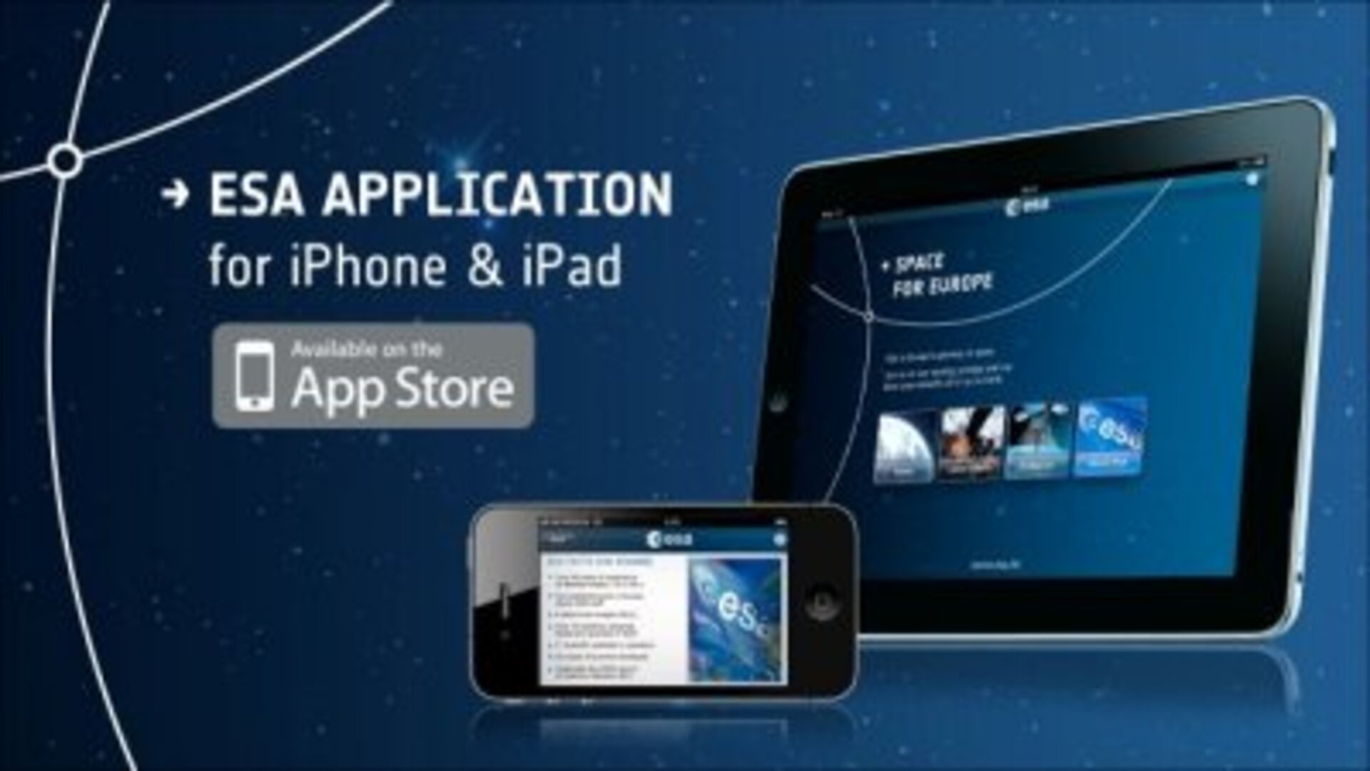 Aplikace ESA pro iPhone a iPad