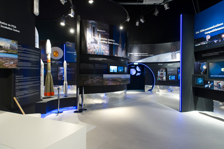 Interior view of the ESA Pavilion