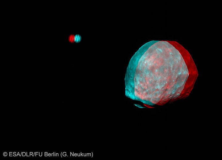 Phobos and Jupiter in 3D