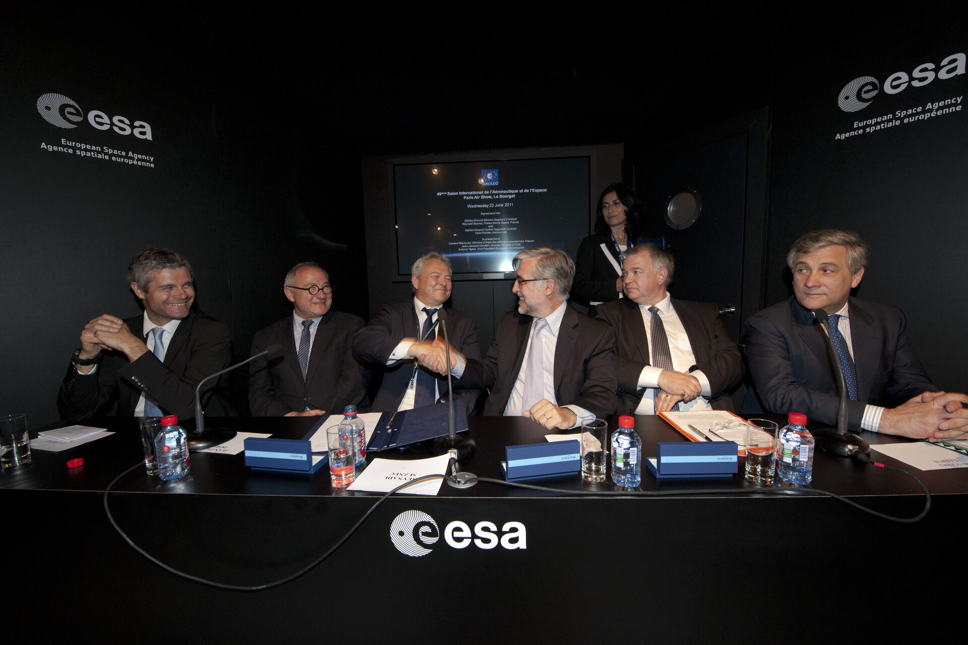 Signature of the Galileo Ground Mission Segment contract and Galileo Ground Control Segment Contract