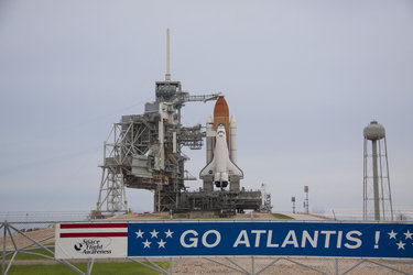 Atlantis on Launch Pad 39A