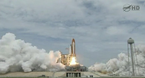 Last Space Shuttle mission launch