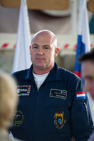 André Kuipers during a training session at the GCTC