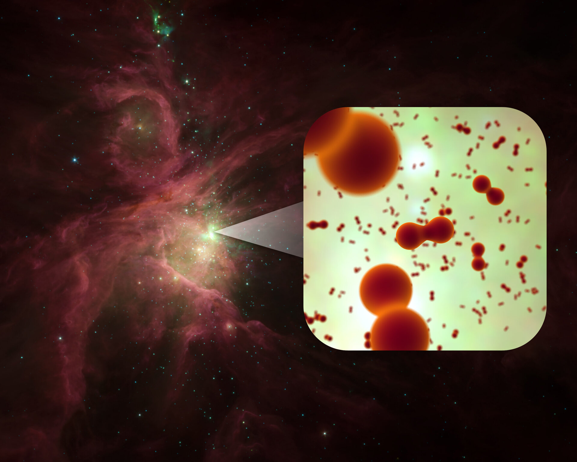 Mόρια οξυγόνου έχουν ανακαλυφθεί στον αστερισμό του Ωρίωνα