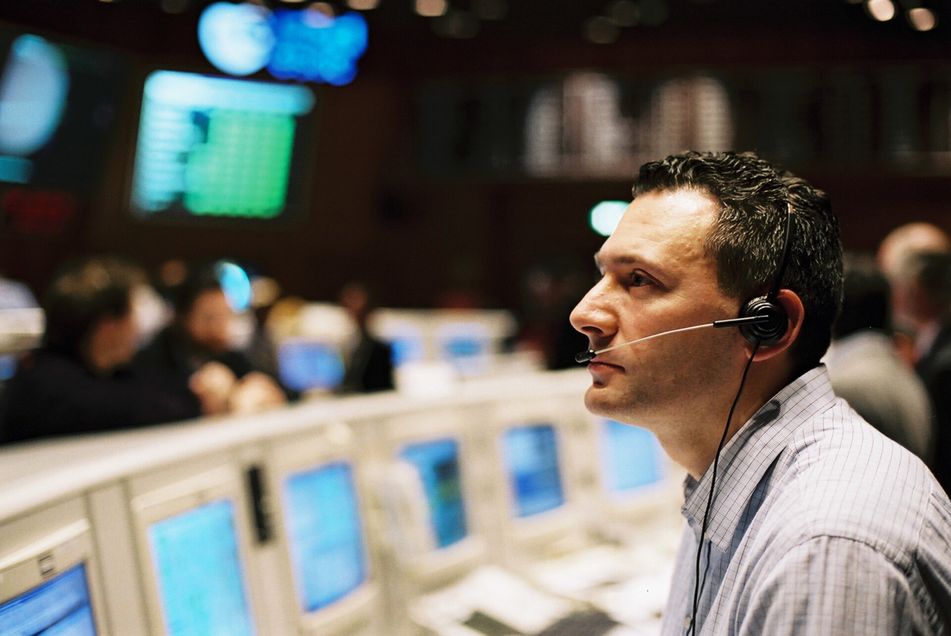 Software coordinator in ESOC's Main Control Room