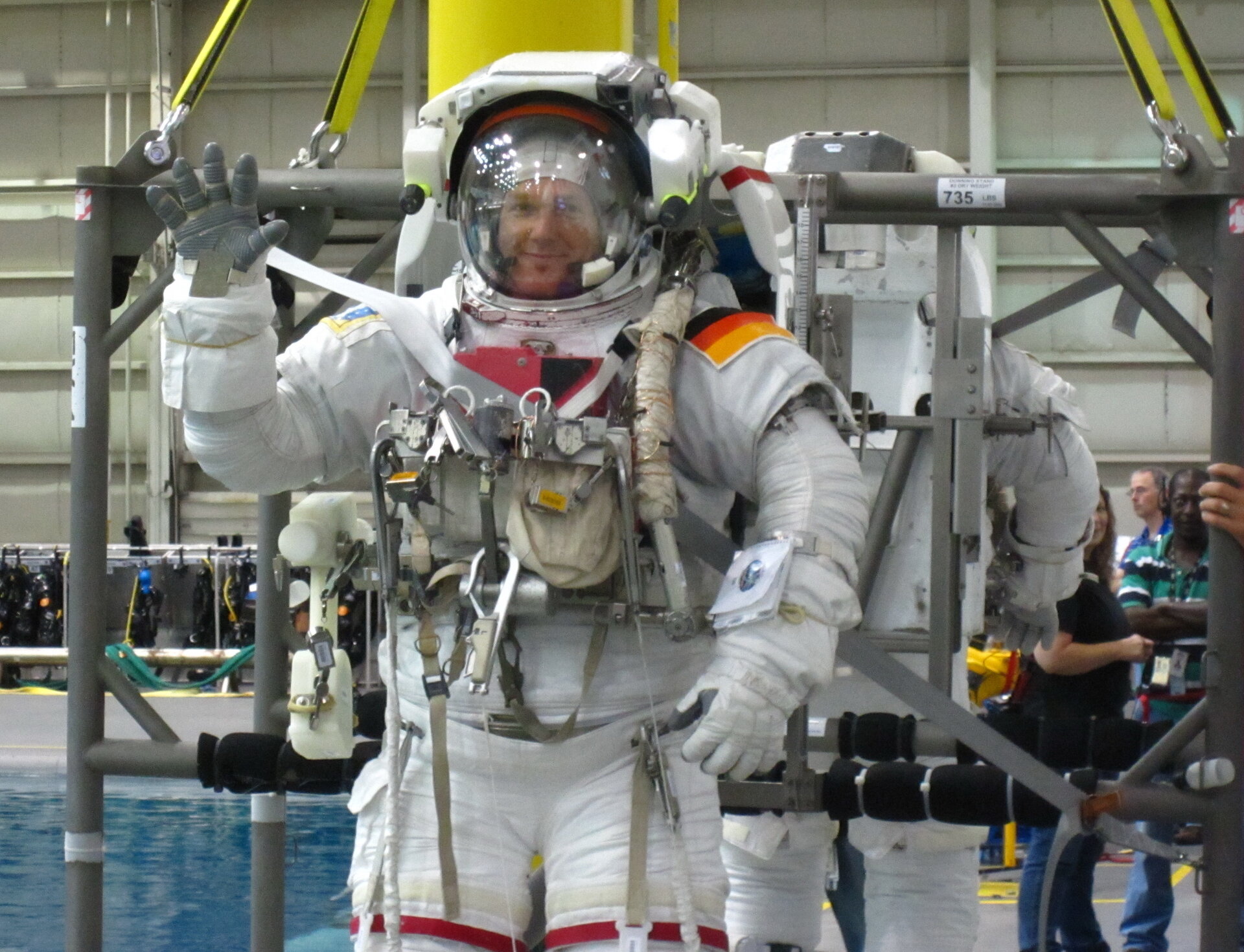 Alexander Gerst in spacewalk training