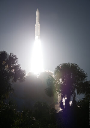Ariane 5 flight VA204 liftoff