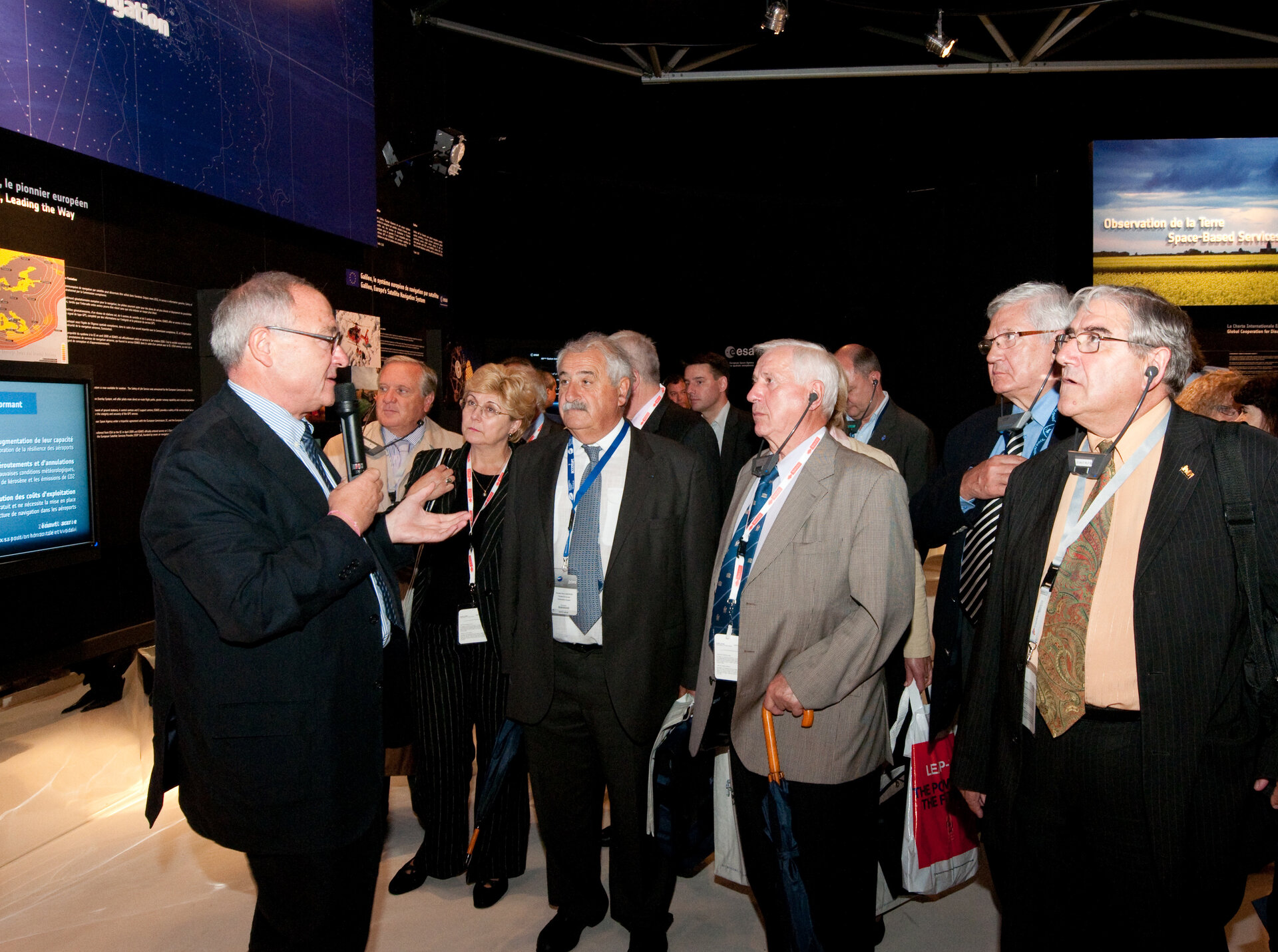 ESA - Visit of the French Parliamentary Group on Space