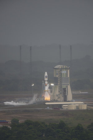 Liftoff of flight VS01