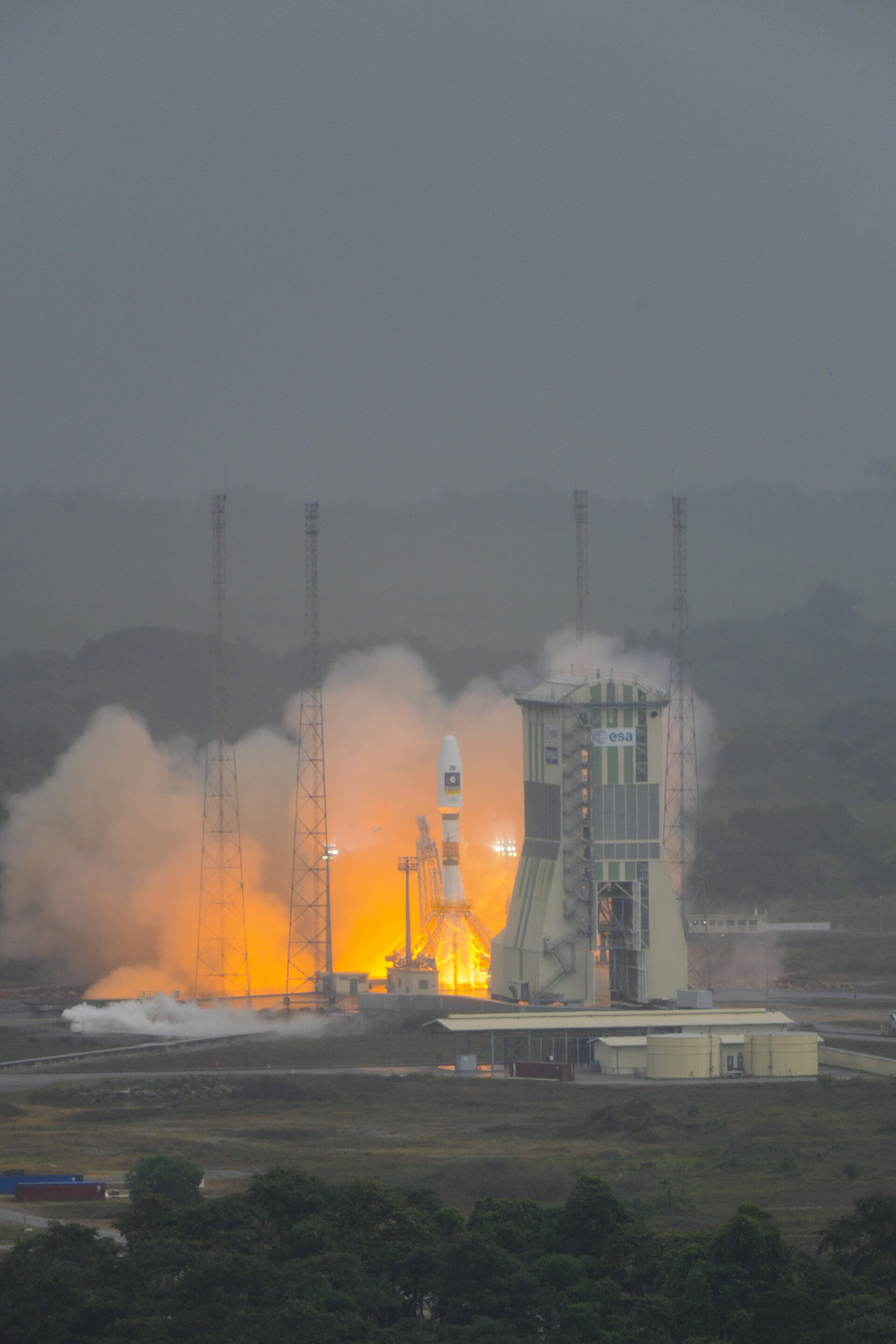 Liftoff of Soyuz flight VS01