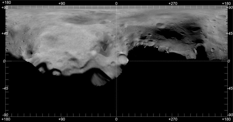 Oberfläche des Asteroiden Lutetia