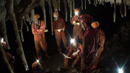 Preparatory cave training