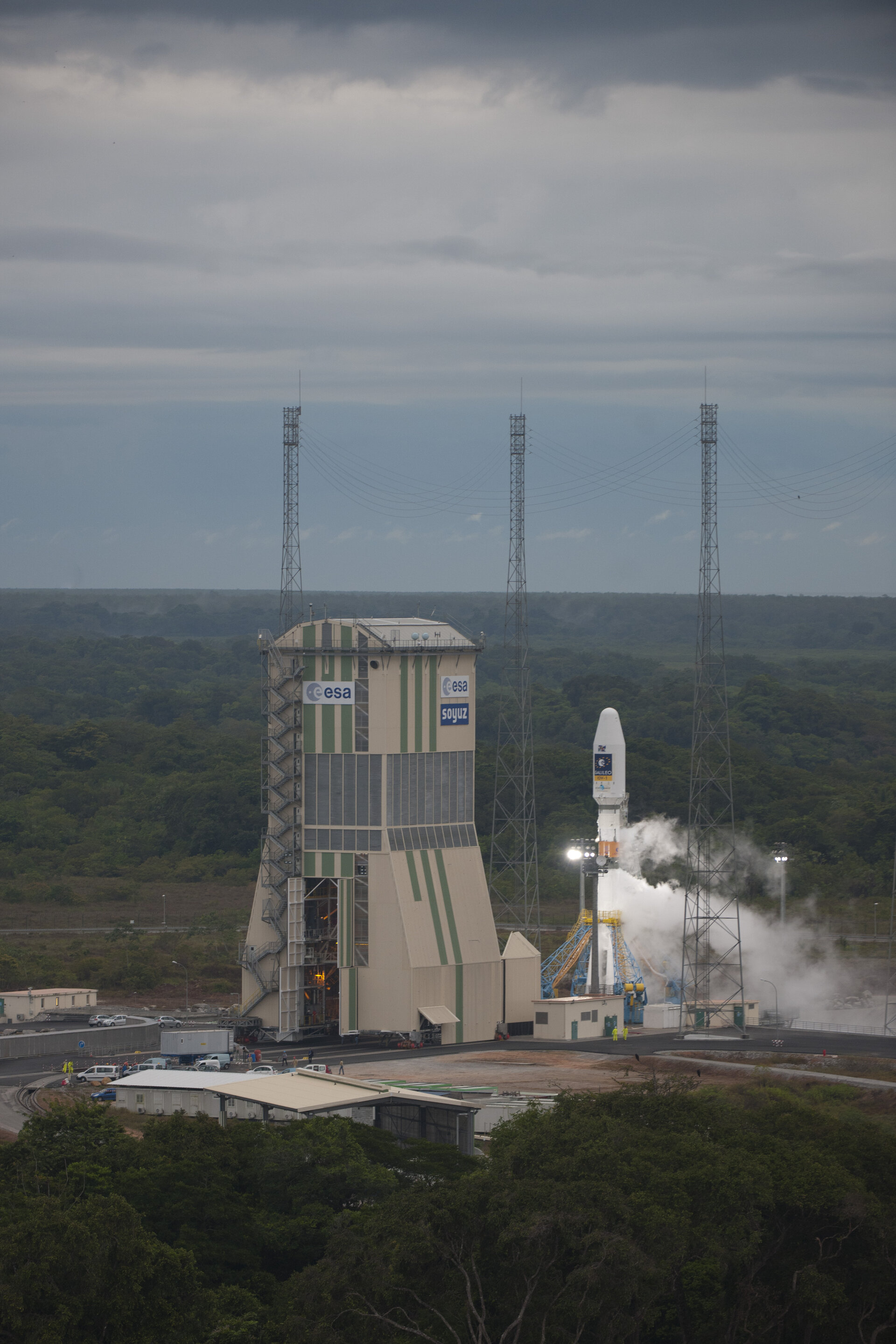 Soyuz VS01 on launch pad