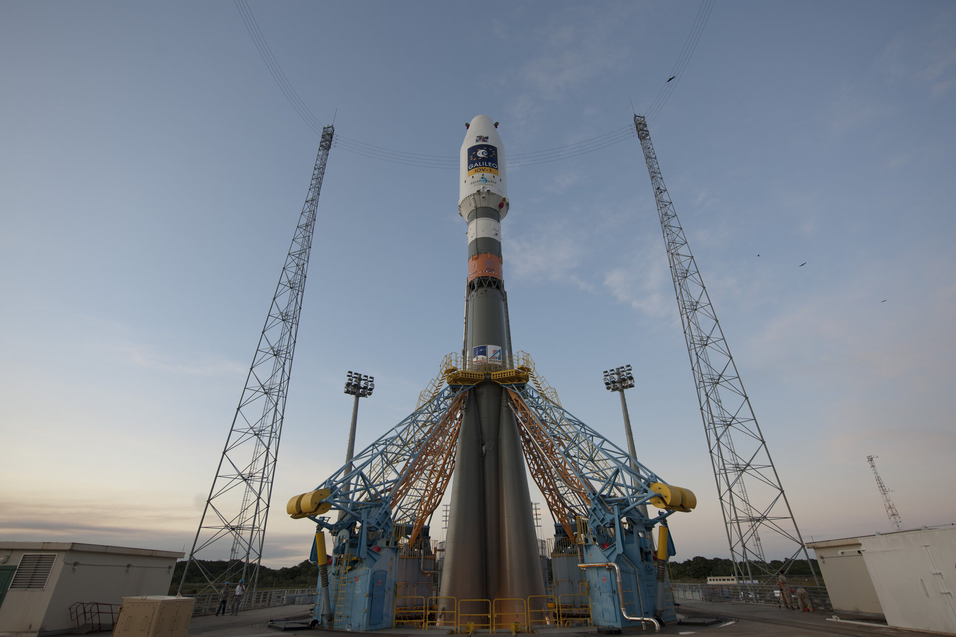 Soyuz VS01 on launch pad