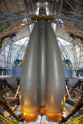 Soyuz VS01 on launch pad