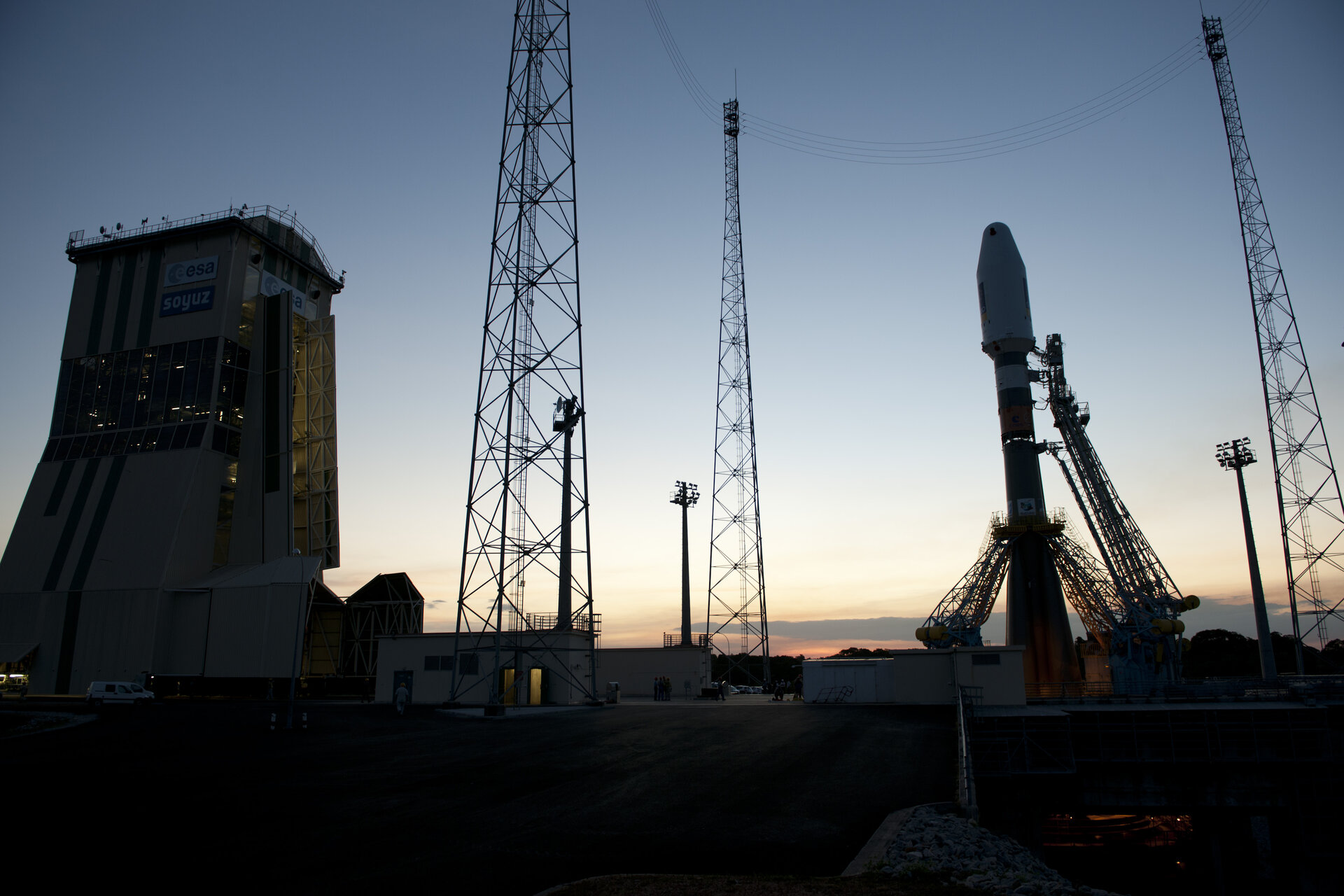 Soyuz VS01 on launch pad