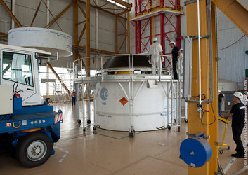 ATV-3 Booster section unpacked