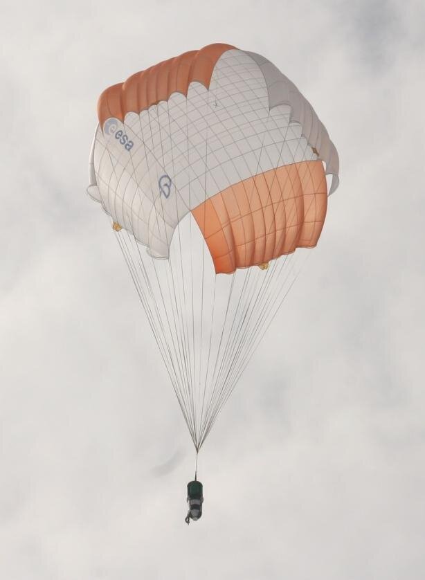 Main parachute drop test