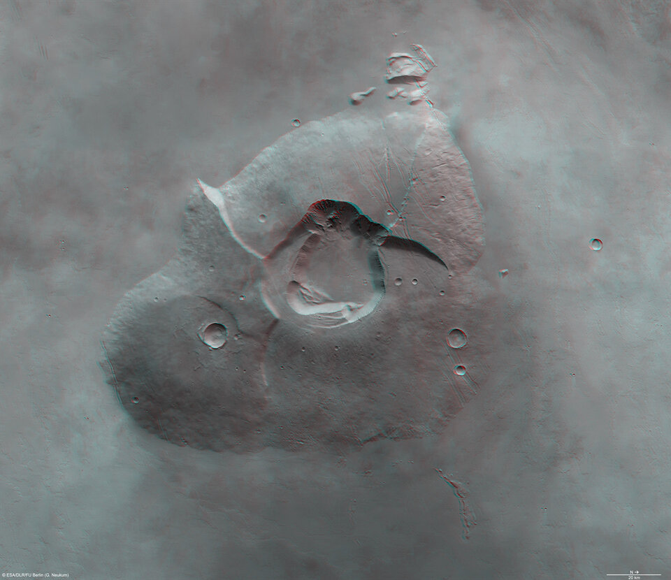 Tharsis Tholus in 3D