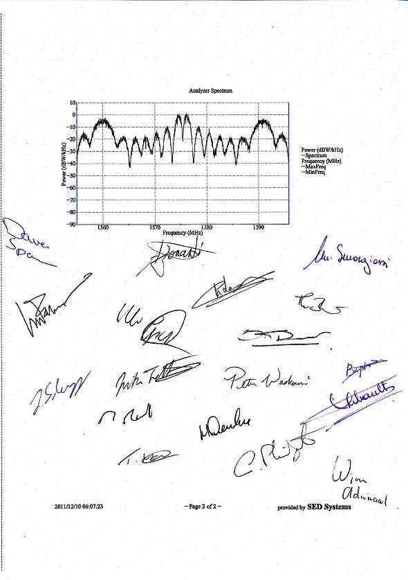 First Galileo test navigation signal