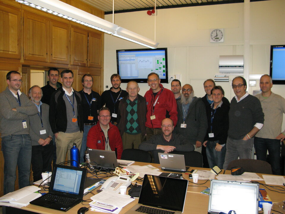 Galileo team at Redu