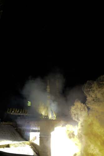 Launch of the TMA-03M Soyuz on 21 December 2011