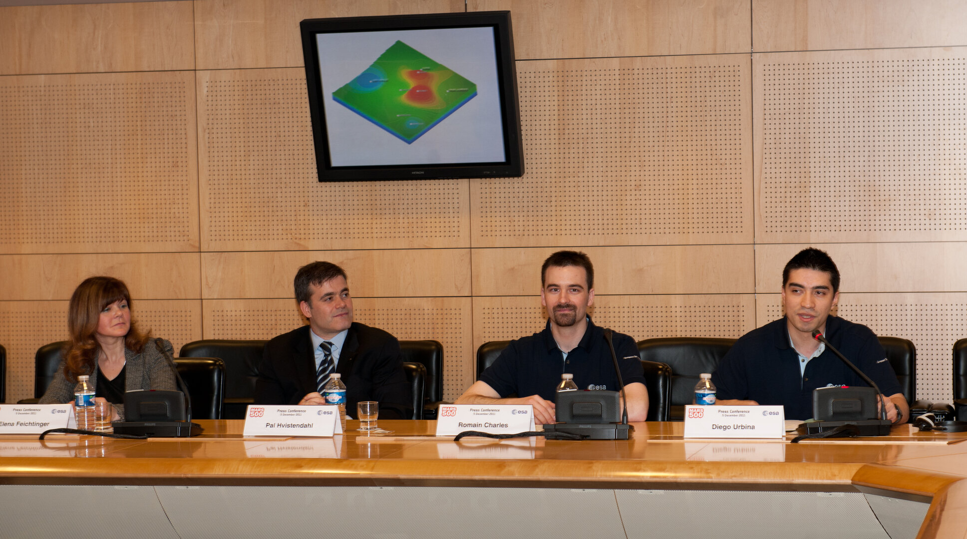 Mars500 press conference on 5 December 2011