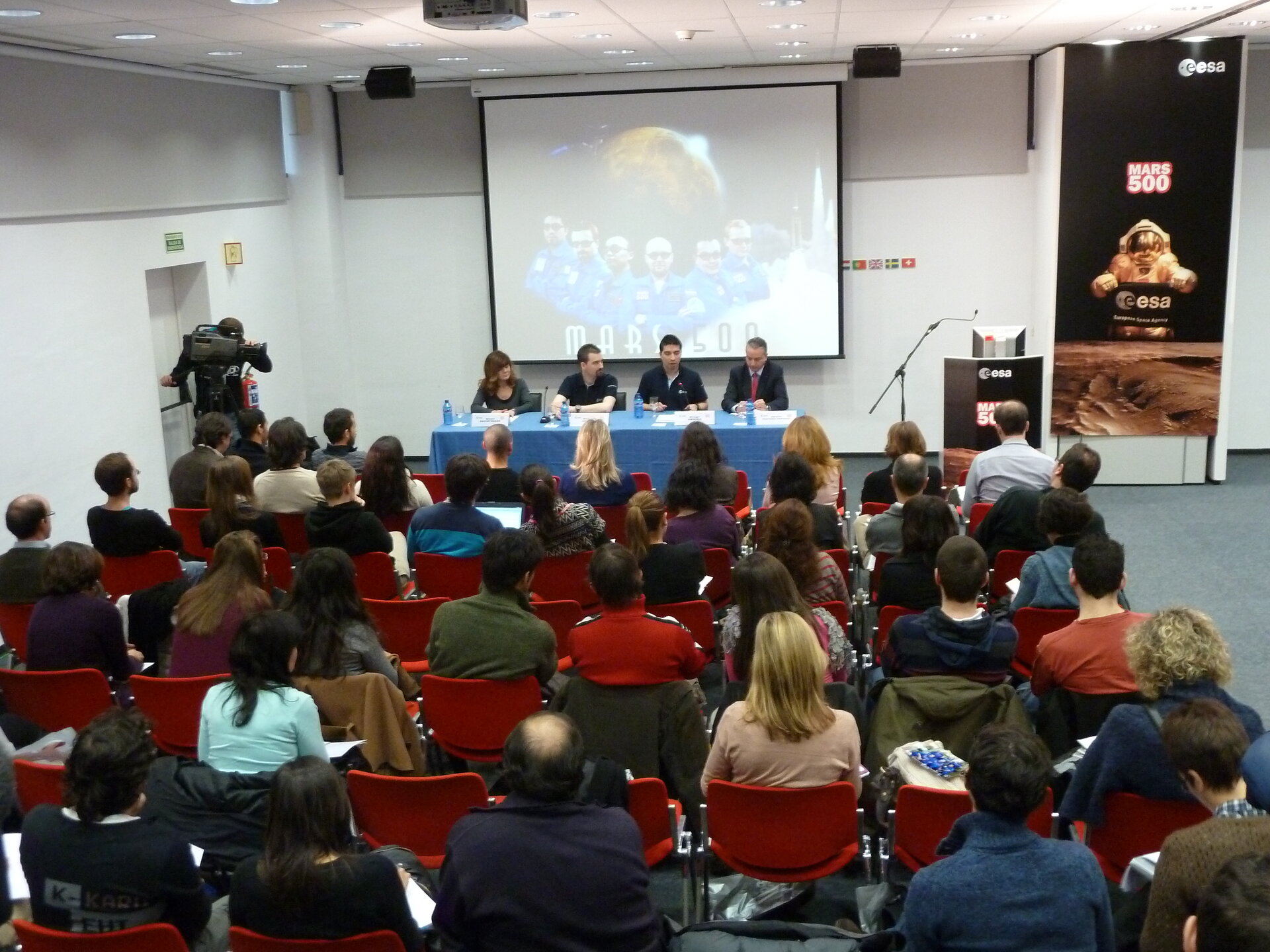 Press conference in Spain