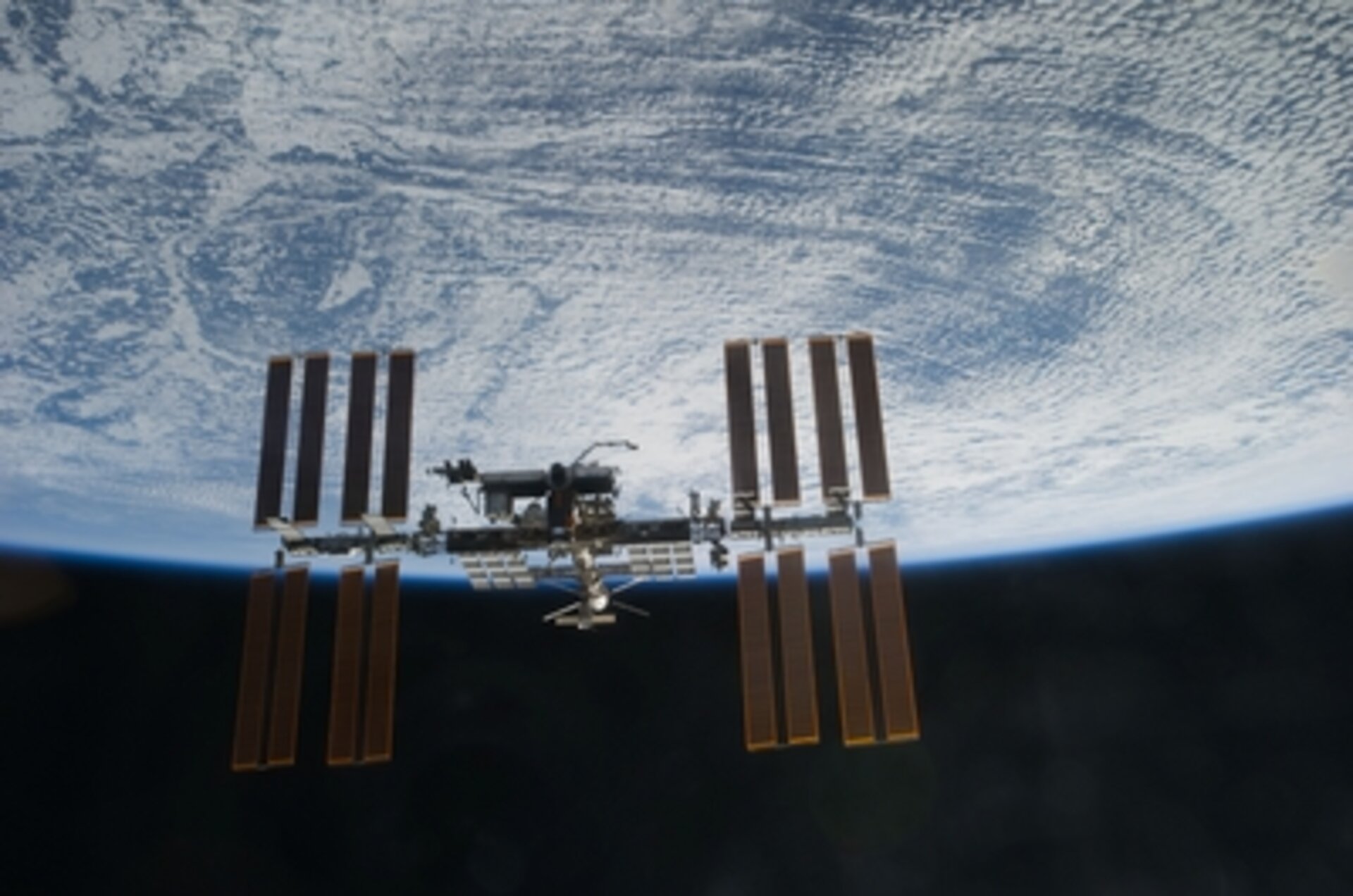 The International Space Station, 2011.