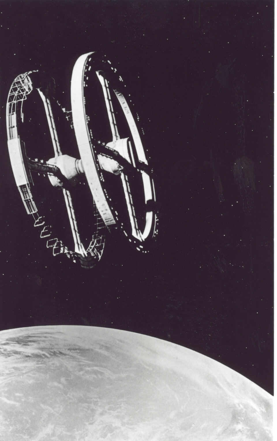 Die Raumstation aus dem Film "2001: Odyssee im Weltraum"