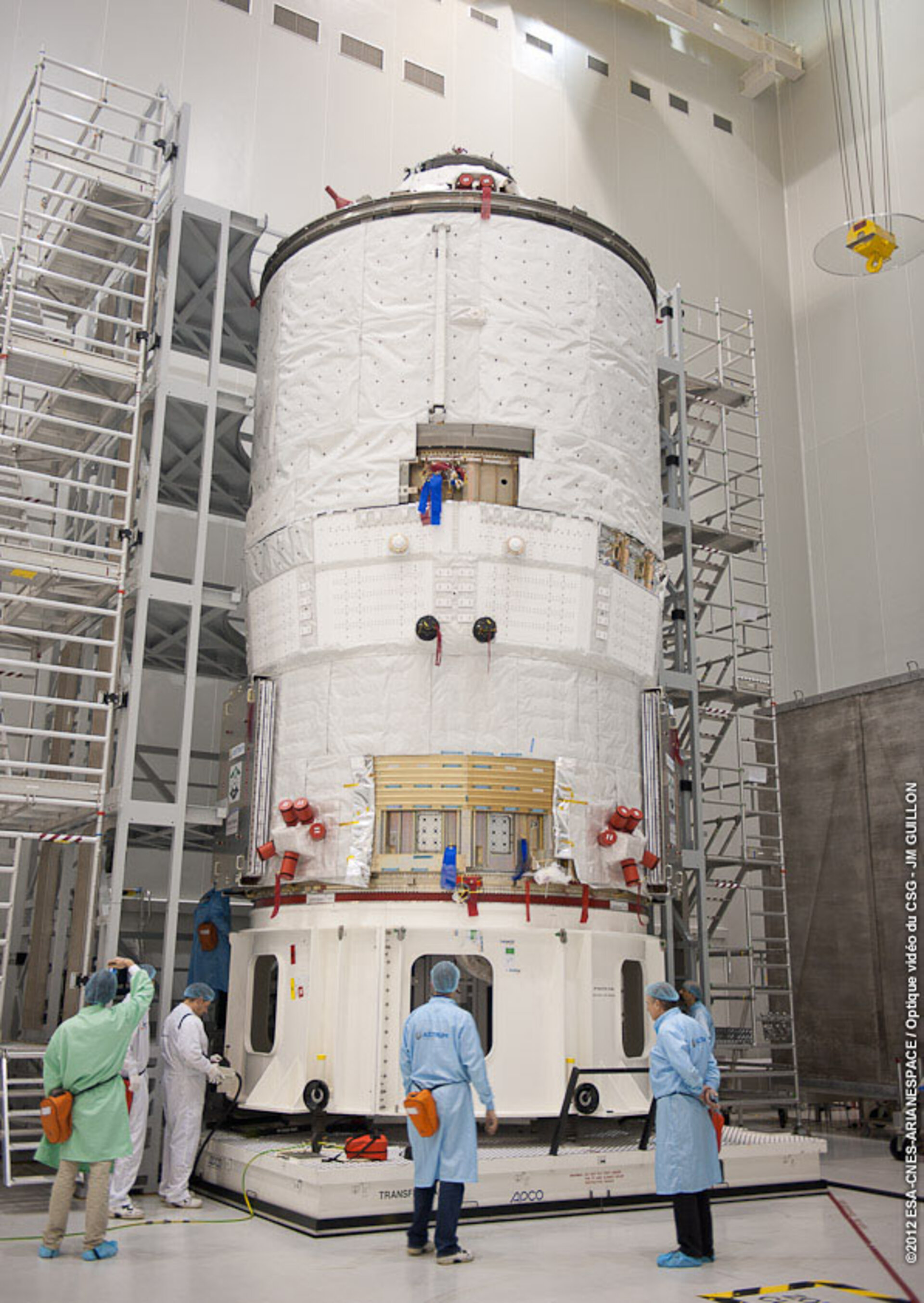 ATV-3 prepared for transfer