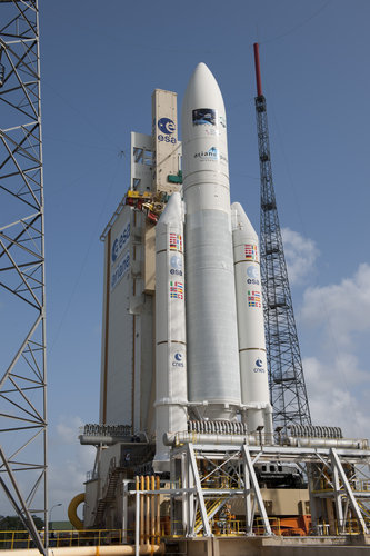 Ariane 5 flight VA205 and ATV Edoardo Amaldi ready for launch