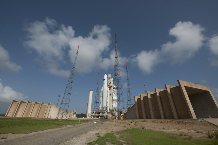 Ariane 5 flight VA205 and ATV Edoardo Amaldi ready for launch