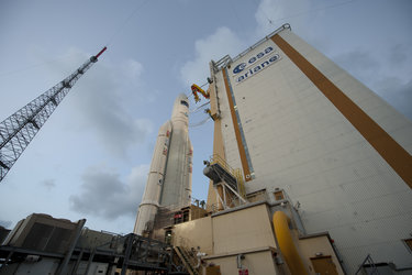 Ariane 5 flight VA205 and ATV Edoardo Amaldi ready for launch
