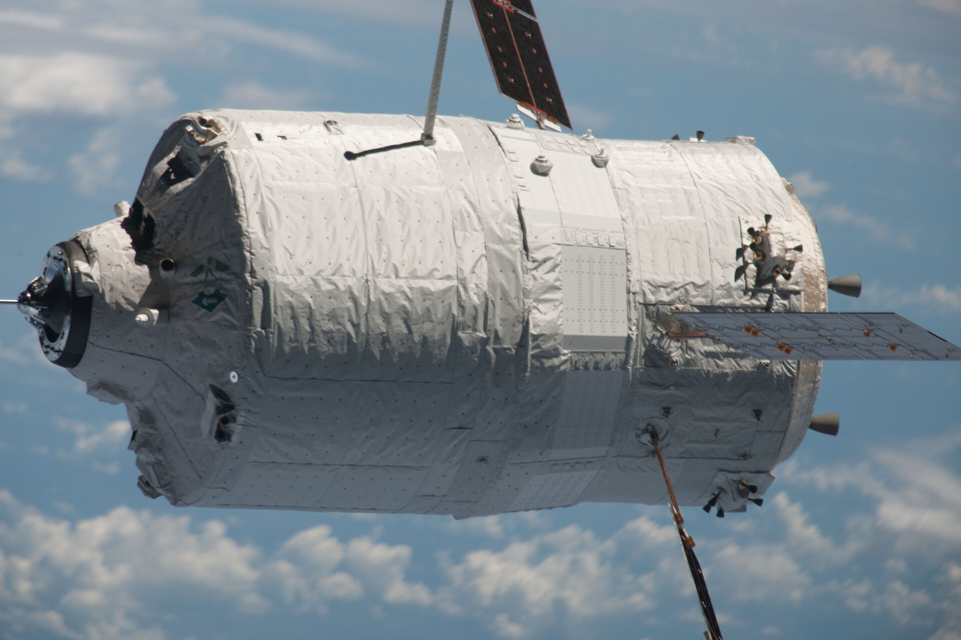 ATV-3 approaches Space Station