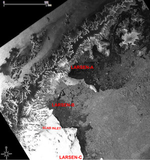 Larsen Ice Shelf in 2012