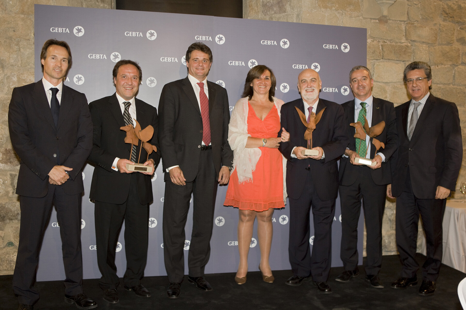 Foto de familia de los Premios GEBTA