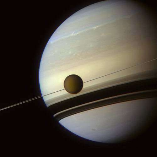 In the shadows of Saturn’s rings