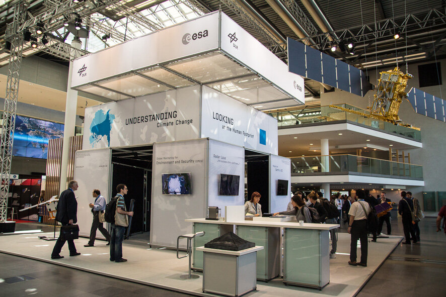 ESA-DLR booth at IGARSS 2012<br><br>