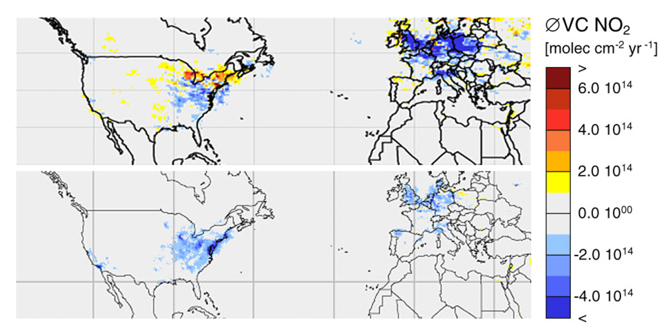 Nitrogen dioxide fall